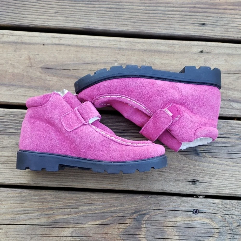 Pediped Pink Fleece Lined Boots Sz 4.5